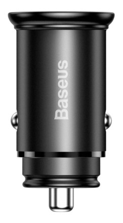 Автомобильное зарядное устройство Baseus Circular Metal PPS Quick Charger Car Charger 30W