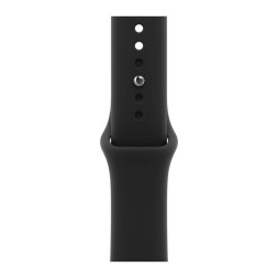 Apple Watch Series 12, GPS, 46 mm, Sport Band (Black/Black ), размер M/L